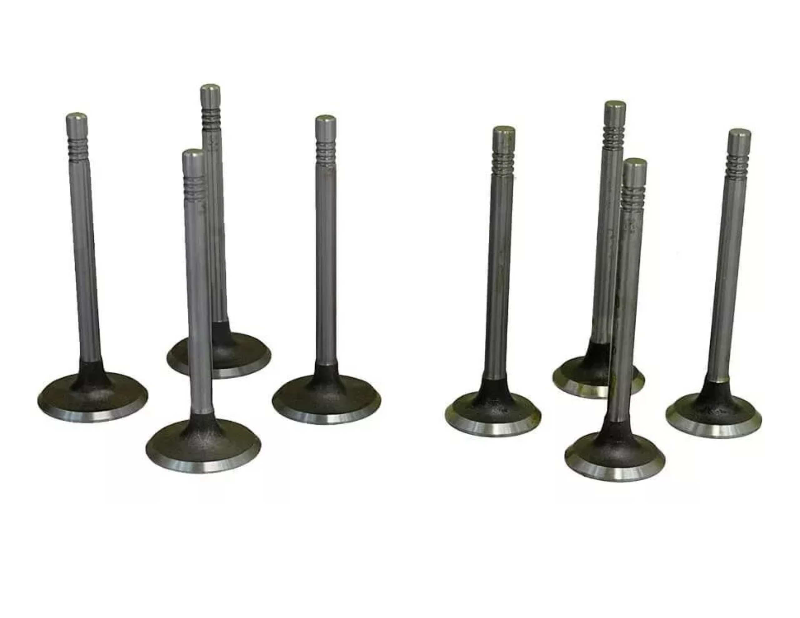 Osiem zaworów silnika spalinowego – elementy odpowiedzialne za dostarczanie mieszanki paliwowo-powietrznej oraz usuwanie spalin. Osiem zaworów silnika spalinowego – elementy odpowiedzialne za dostarczanie mieszanki paliwowo-powietrznej oraz usuwanie spalin.